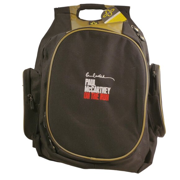 Paul McCartney Tour Backpack Black 22"x16.5"x8" NWT - Picture 1 of 9
